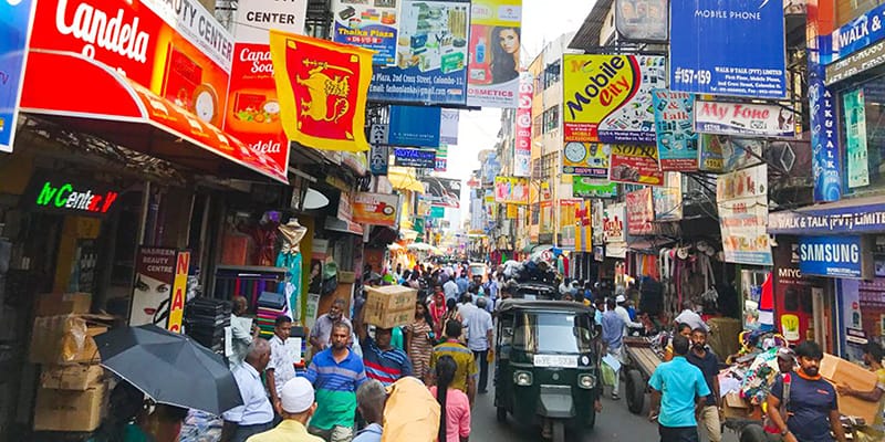 Pettah Market en Colombo